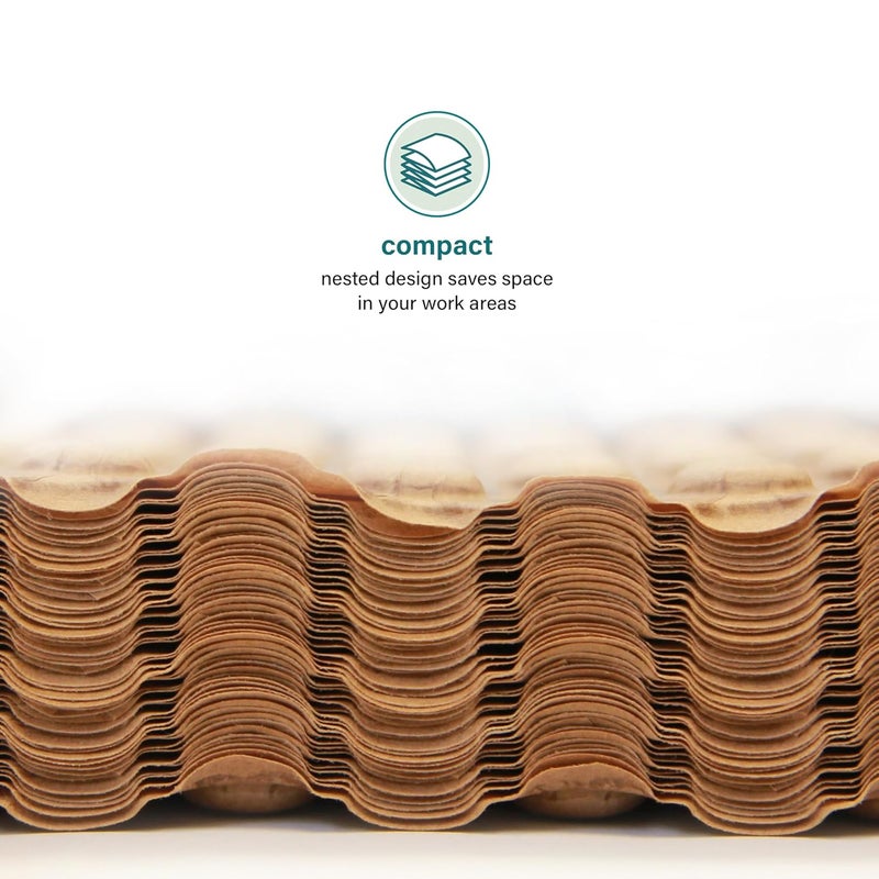 Elementree Paper Bubble Wrap Sheets for Packing, Moving, & Shipping - 12" x 12" x 250' - Eco-Friendly Kraft Bubble Paper - Recyclable Cushioning Wrap - Made in the USA (01913) - Image 4